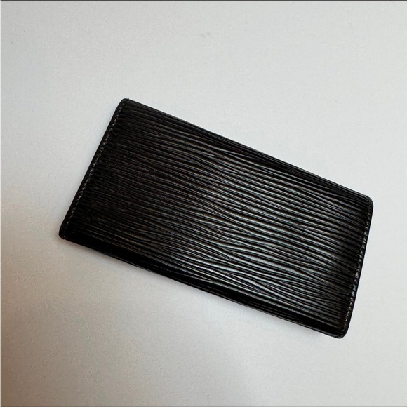 Louis Vuitton Key Case 4 Holder Chain Wallet Black Epi Leather Vintage - Picture 5 of 11